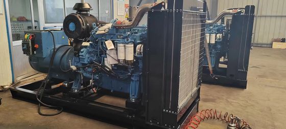 자동 시작 제어 400KVA 광시 유차이 디젤 발전기 320KW 비상 백업