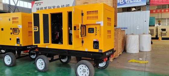 1500RPM 동펜 칸밍시 100KVA 이동 조용 발전기 세트 마라톤 대전기와 함께