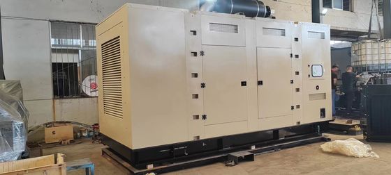 방향 주입 1000KVA 광시 유차 조용 스피커 디젤 발전기 50/60HZ 주파수를 설정