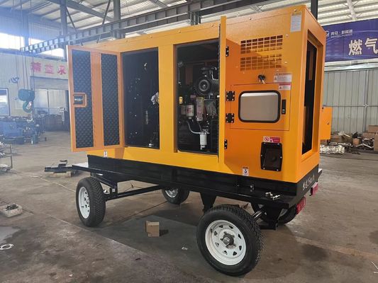 125KVA 모바일 트레일러 디젤 발전기 세트