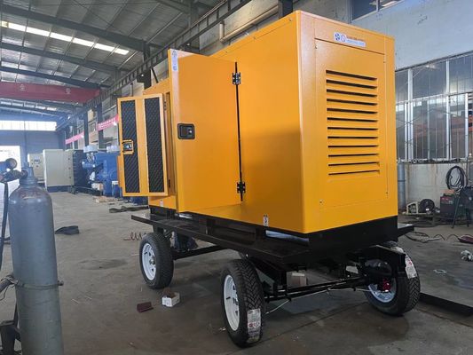 125KVA 모바일 트레일러 디젤 발전기 세트