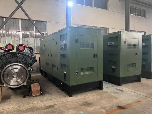 광시 유차이 375KVA 조용한 스피커 디젤 발전기 세트
