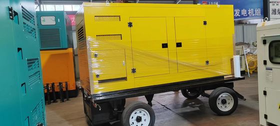 500KVA WEICHAI 모바일 자동차 조용 스피커 발전기 400KW 백업 비상 전원 공급자 자동 시작 시스템