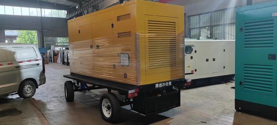 500KVA WEICHAI 모바일 자동차 조용 스피커 발전기 400KW 백업 비상 전원 공급자 자동 시작 시스템