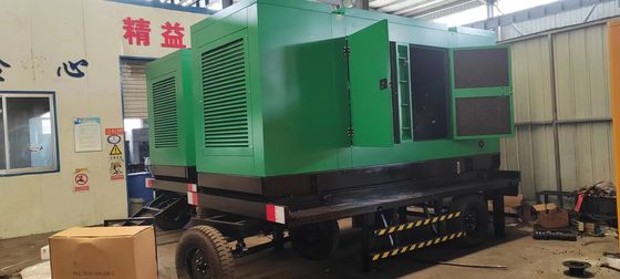 1800RPM 고객 요청 500KVA 웨이차이 모바일 트레일러 조용 스피커 발전기 세트