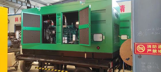 1800RPM 고객 요청 500KVA 웨이차이 모바일 트레일러 조용 스피커 발전기 세트