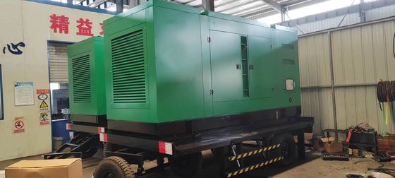 1800RPM 고객 요청 500KVA 웨이차이 모바일 트레일러 조용 스피커 발전기 세트