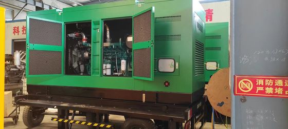 1800RPM 고객 요청 500KVA 웨이차이 모바일 트레일러 조용 스피커 발전기 세트