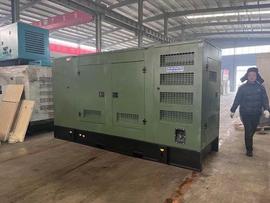 375KVA 400V 시일런트 박스 디젤 발전기 구성이 광시에서 비상 백업 전원 공급