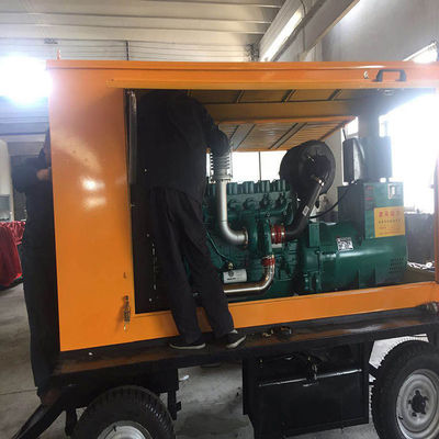 200KW 웨이차이 디젤 발전기 세트 트레일러 순수 구리 모터와 물 냉각 시스템
