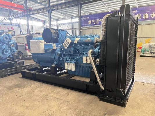 500KW 웨이차이 디젤 발전기 세트 자동 시작 오픈 랙 타입 백업 전원 공급 솔루션