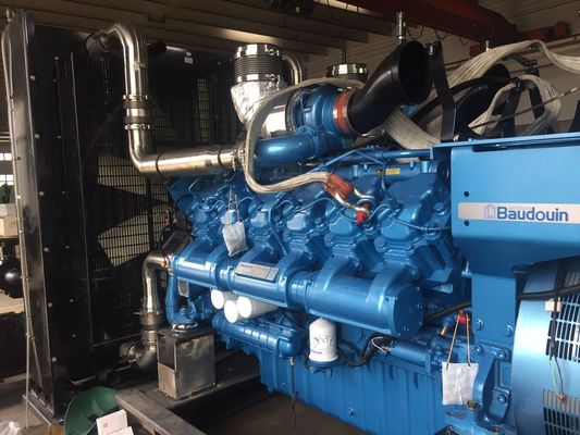 대형 학교 백업 비상 전력 공급 1000KW 웨이차이 보두안 디젤 발전기 세트