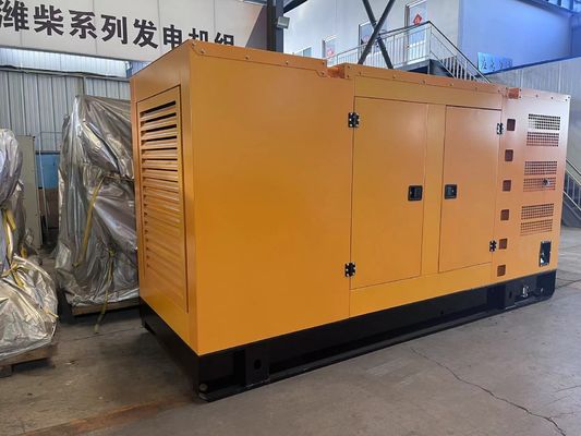 물 냉각 시스템 300KW 유차이 디젤 발전기 시일런트 박스 백업 전력