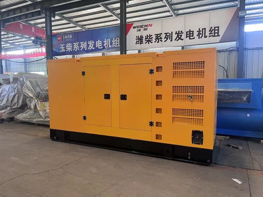 물 냉각 시스템 300KW 유차이 디젤 발전기 시일런트 박스 백업 전력