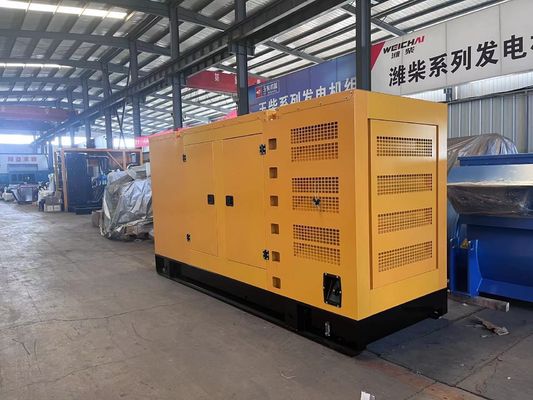 물 냉각 시스템 300KW 유차이 디젤 발전기 시일런트 박스 백업 전력